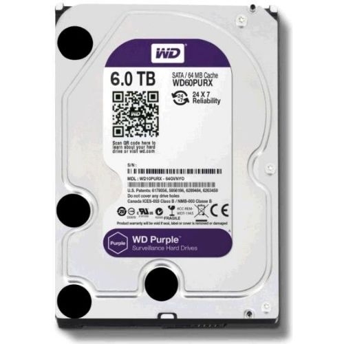 WESTERN DIGITAL PURPLE 6TB HARD DISK